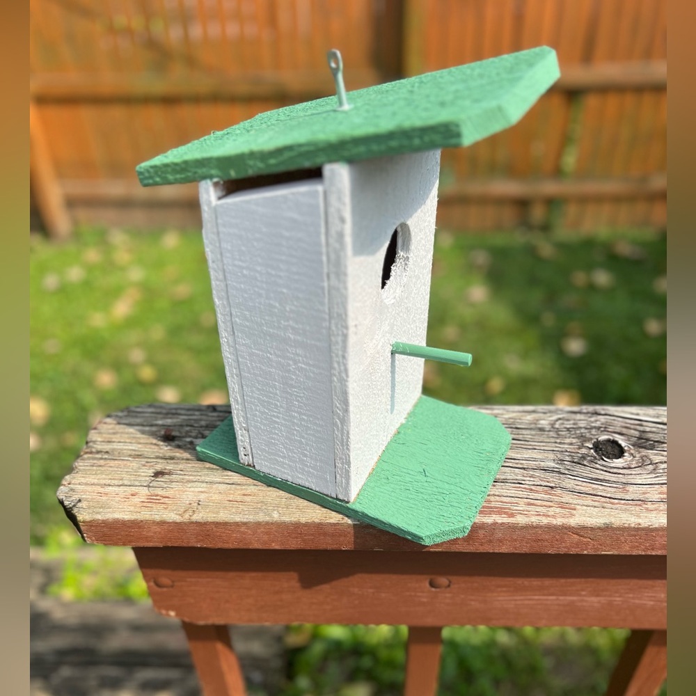 Hand Crafted Wooden Birdhouse - Picture 4 of 8